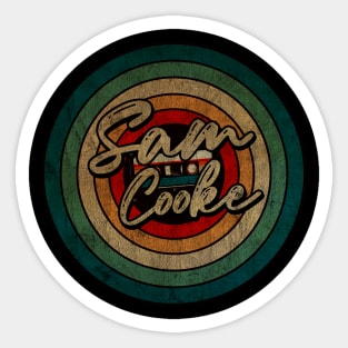 Sam Cooke  -  Vintage Circle kaset Sticker